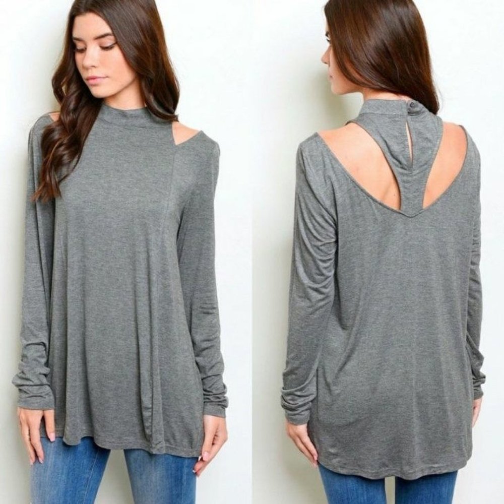 Cold Shoulder Tunic